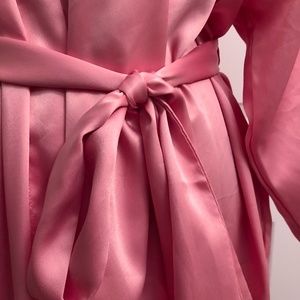 Victoria's Secret color pink silky robe OS